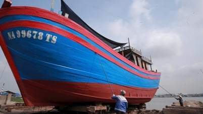 Quietly 'diagnosing' boats in Nghe An